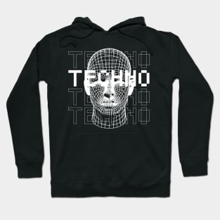 techno head Hoodie